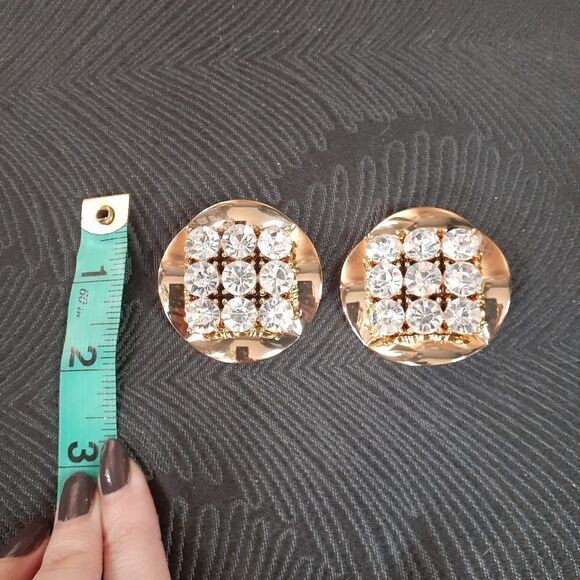 NWOT Zara Limited Edition Goldtone Statement Earrings - Picture 10 of 10